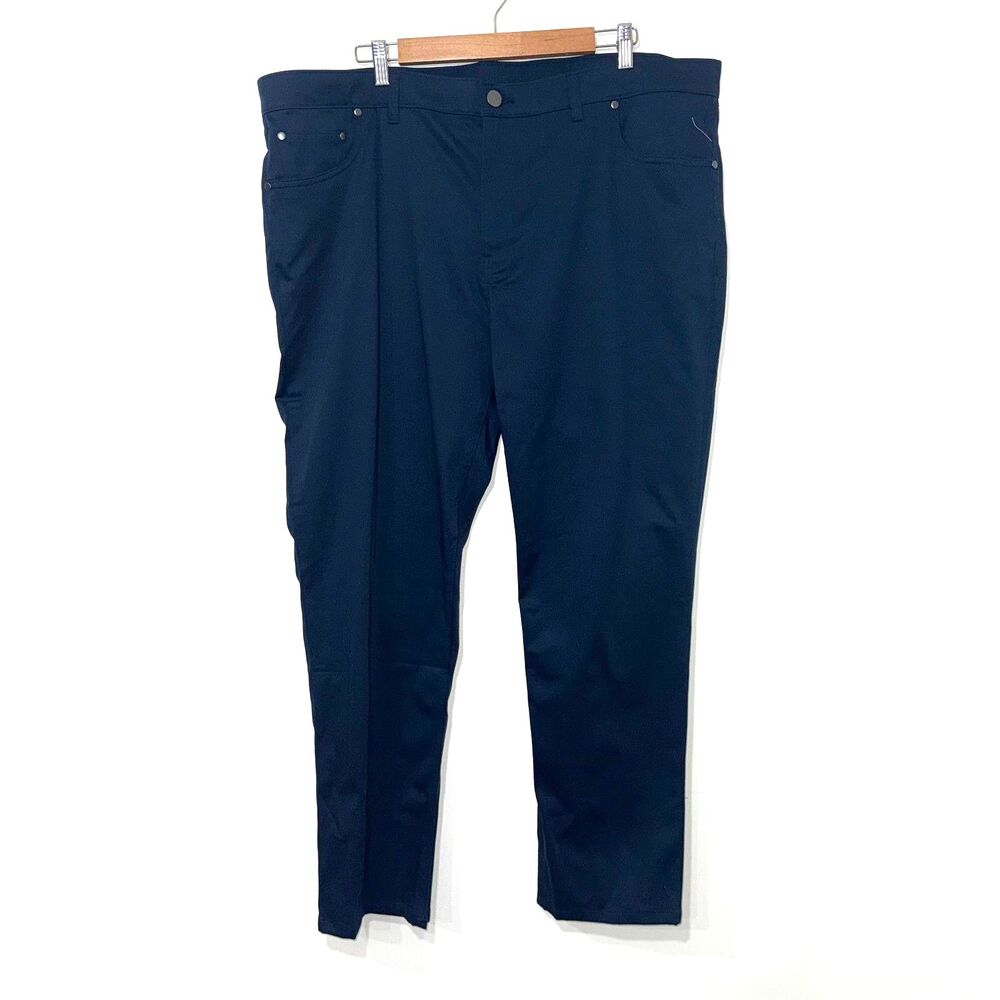The Buttoned Down 5 Pocket Straight Leg Pant - Navy 42/30